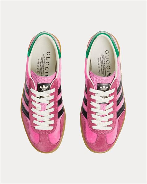 gazzelle x gucci|gucci x gazelle pink velvet.